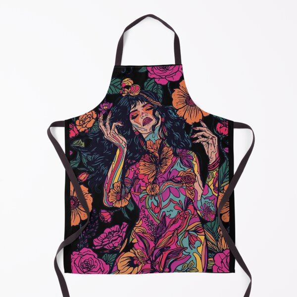 Item preview, Mystic Floral Trance: Psychedelic Goddess Art designed and sold by Mythical Entanglement.