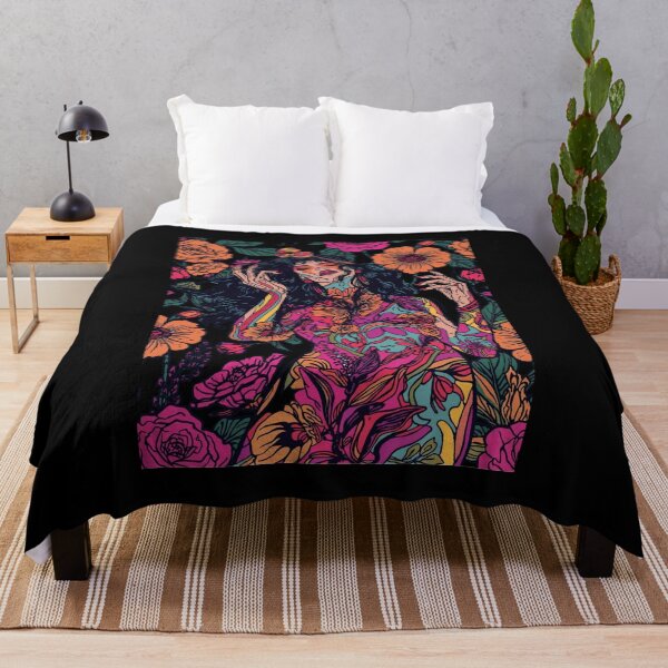 Item preview, Mystic Floral Trance: Psychedelic Goddess Art designed and sold by Mythical Entanglement.