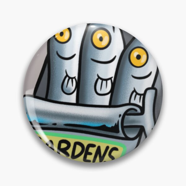 Item preview, Cute Sardines in Tin Can Retro Food designed and sold by Mojikatiii.
