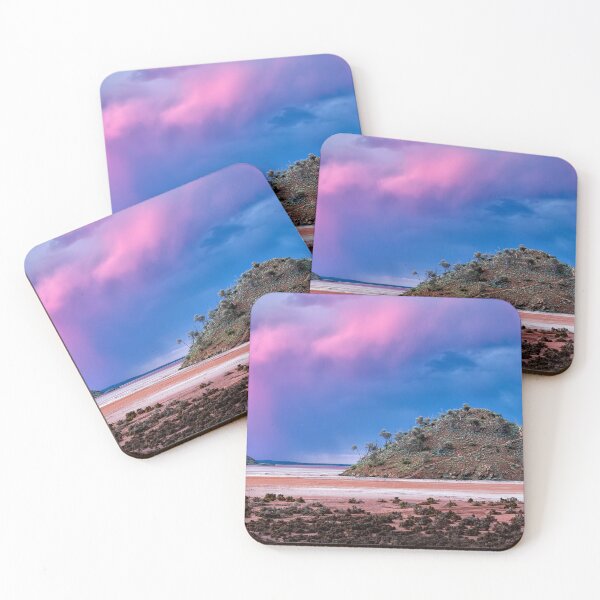 Item preview, Colourful sunset before a storm - Lake Ballard, Western Australia designed and sold by Images by Chris de Blank.