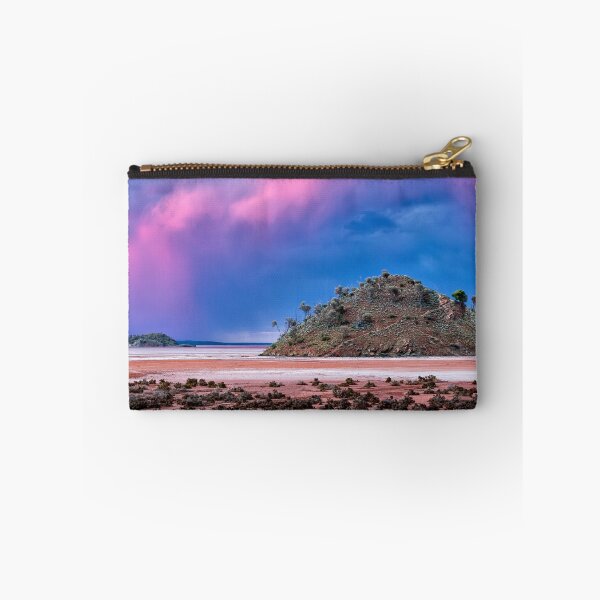 Item preview, Colourful sunset before a storm - Lake Ballard, Western Australia designed and sold by Images by Chris de Blank.