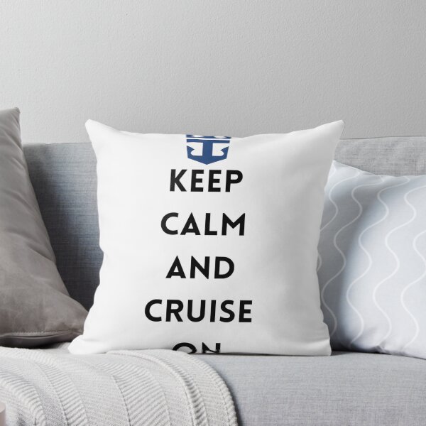Item preview, Keep Calm and Cruise On - Relaxing Royal Caribbean Inspired Design designed and sold by Shark-Bait.