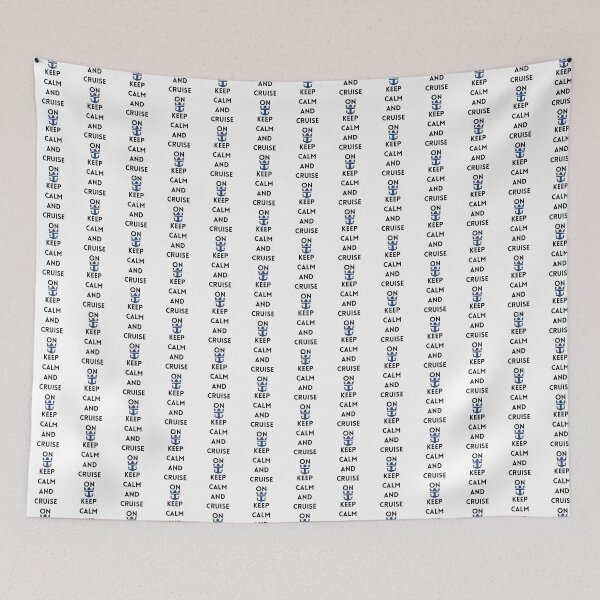 Item preview, Keep Calm and Cruise On - Relaxing Royal Caribbean Inspired Design designed and sold by Shark-Bait.