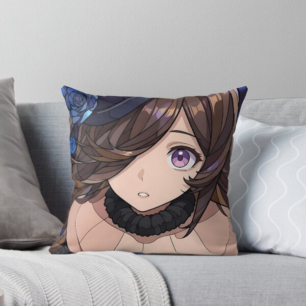 Item preview, Rice Shower Uma Musume Blue Rose Gothic Stained Glass Portrait designed and sold by mildaclairmo.