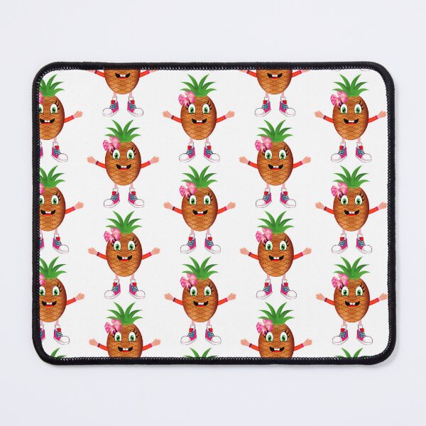 Item preview, Happy Pineapple Animated Character Girl Version designed and sold by ExpressiveToon.