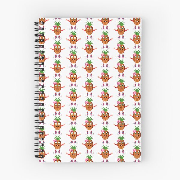 Item preview, Happy Pineapple Animated Character Girl Version designed and sold by ExpressiveToon.