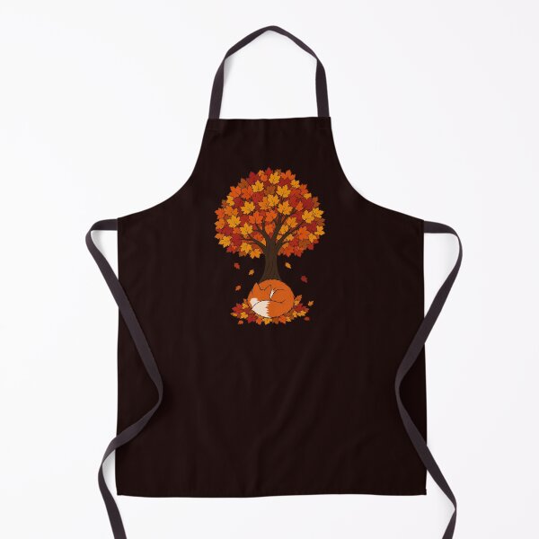 Item preview, Sleepy Fox Napping Under Autumn Maple Tree designed and sold by Inkplain.