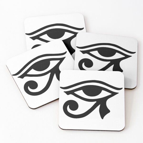 Item preview, Bold Eye of Ra Silhouette - Ancient Egyptian Wadjet Symbol designed and sold by ShabanMerch.