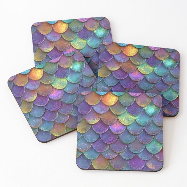 Item preview, Iridescent Rainbow Mermaid Scales Pattern  designed and sold by LC&LCPlatform.