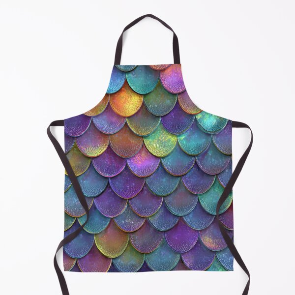 Item preview, Iridescent Rainbow Mermaid Scales Pattern designed and sold by LC&LCPlatform.