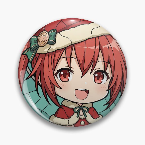 Item preview, Kotori Itsuka Date A Live Christmas Stained Glass Chibi Cheer designed and sold by mildaclairmo.