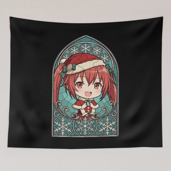 Item preview, Kotori Itsuka Date A Live Christmas Stained Glass Chibi Cheer designed and sold by mildaclairmo.