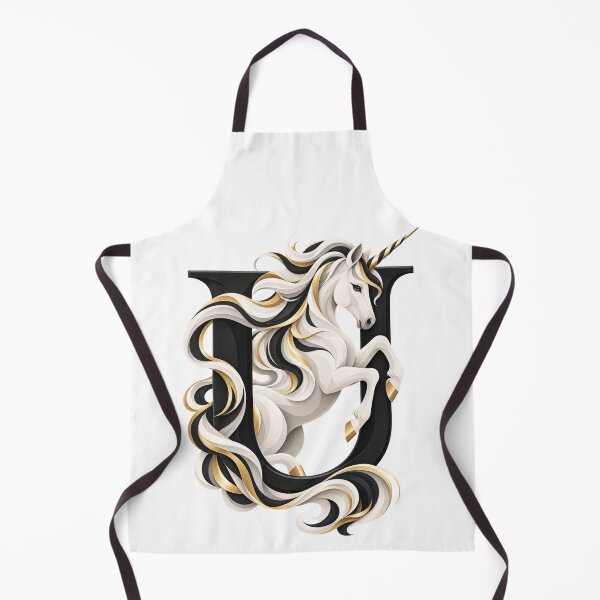 Item preview, Unicorn Letter U Art designed and sold by tmoca.