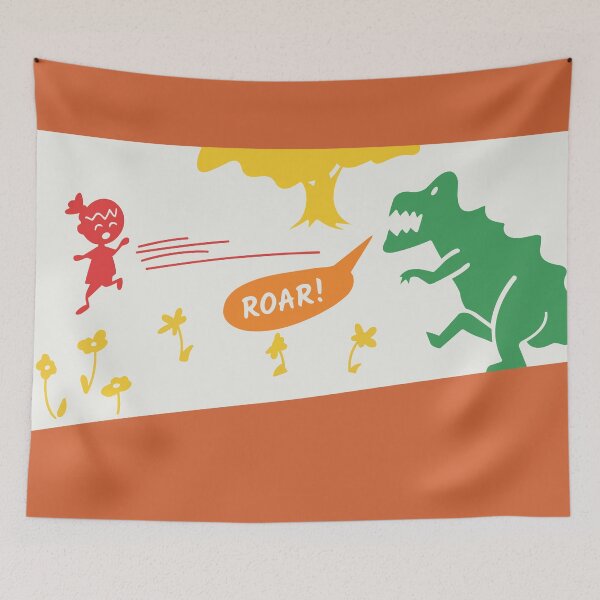 Item preview, Dino Cartoon Primary Colors designed and sold by Azadi-Tree.