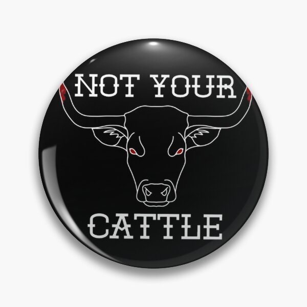 Item preview, Not Your Cattle Bold Statement Design for Animal Rights Advocates designed and sold by nicolasdu601.