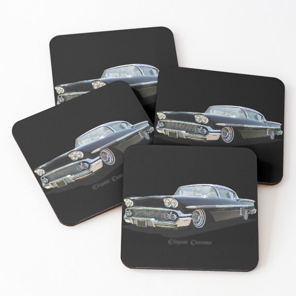 Item preview, 1958 Impala Black Star no text, Kustom, Hot Rod, Muscle Car designed and sold by Elegant Customs.