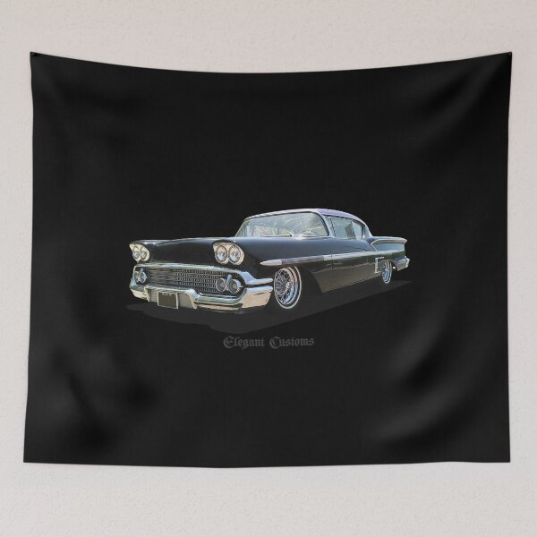Item preview, 1958 Impala Black Star no text, Kustom, Hot Rod, Muscle Car designed and sold by Elegant Customs.