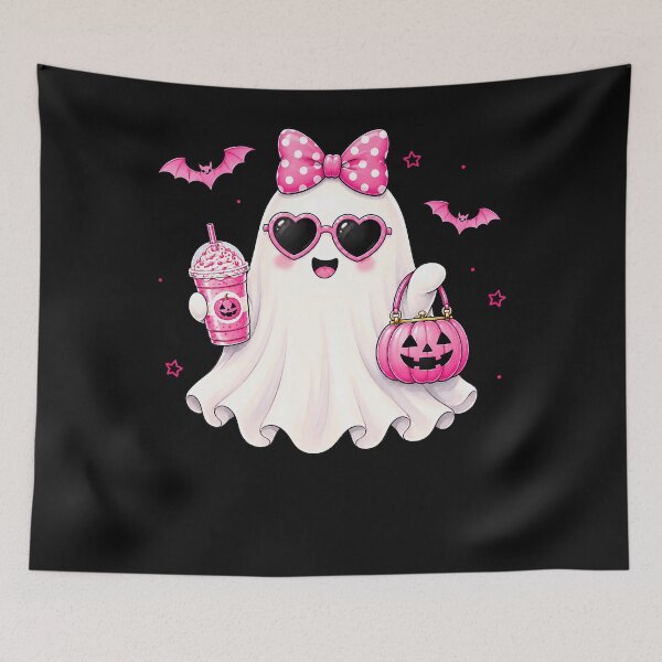 Item preview, Cute Ghost Pink Halloween designed and sold by Chromatic-Cubes.