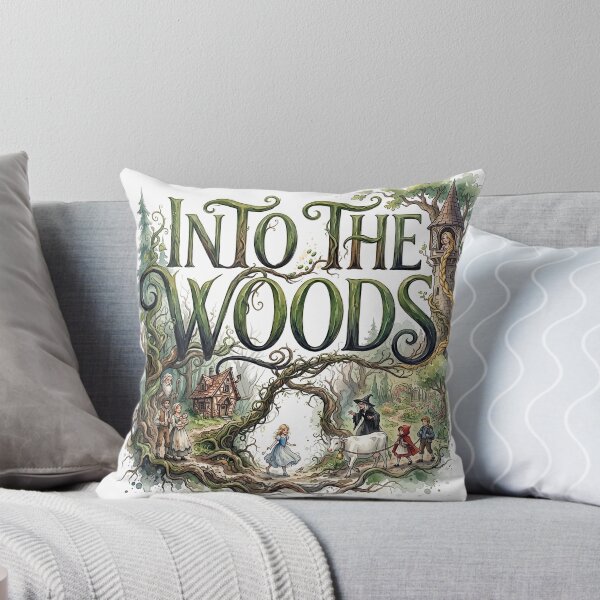 Item preview, Into the Woods the Musical - Whimsical Theater Art designed and sold by Lyric Vault - Rock on.