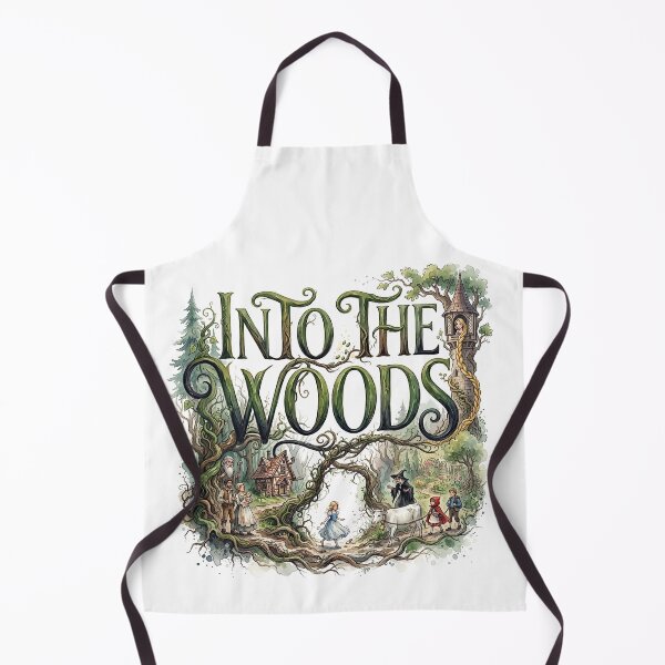 Item preview, Into the Woods the Musical - Whimsical Theater Art designed and sold by Lyric Vault - Rock on.