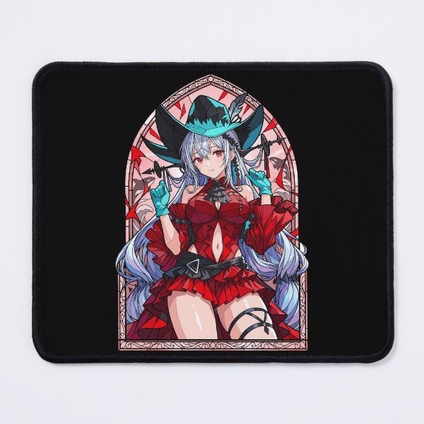 Item preview, Skadi Arknights Prelude to Dawn Crimson Witch Gothic Window designed and sold by mildaclairmo.