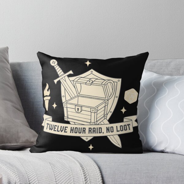 Item preview, Twelve Hour Raid No Loot Funny Gamer T-Shirt designed and sold by EpicInks24.