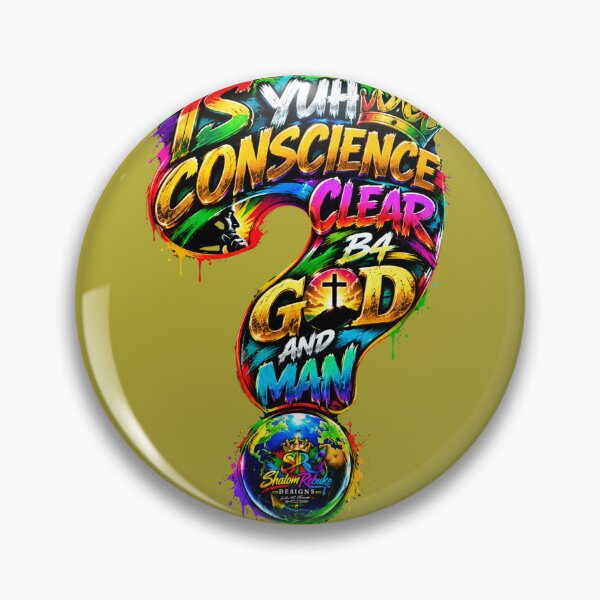 Item preview, Is yuh conscience clear?... designed and sold by ShalomRebuke.