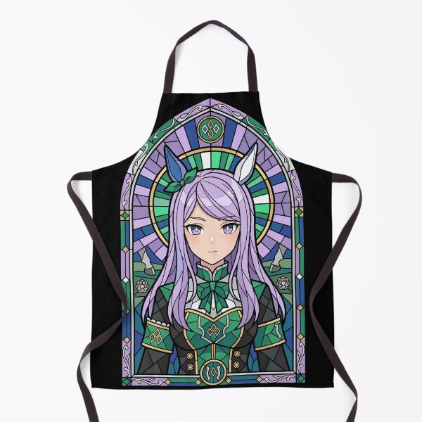 Item preview, Mejiro McQueen Uma Musume Emerald Champion Stained Glass designed and sold by mildaclairmo.