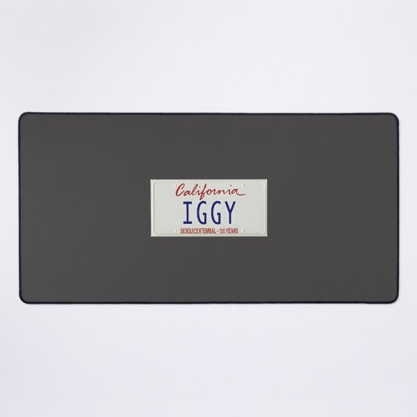 Item preview, IGGY California Style Vintage License Plate Design designed and sold by ChiwaukeeTco.
