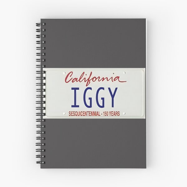 Item preview, IGGY California Style Vintage License Plate Design designed and sold by ChiwaukeeTco.