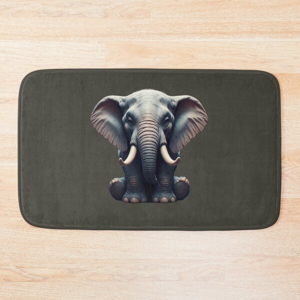 Item preview, Cute Majestic Baby Elephant Art designed and sold by PicturePic.