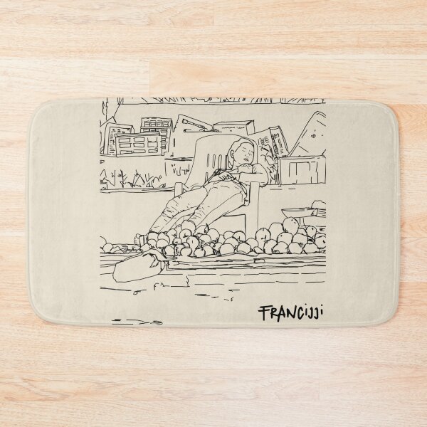 Item preview, Vietnamese Street Fruit Vendor | Fine Line Art designed and sold by Francicci.