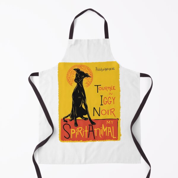 Item preview, Funny Italian Greyhound and Black Cat Mashup Cute Dog Art Design designed and sold by ChiwaukeeTco.