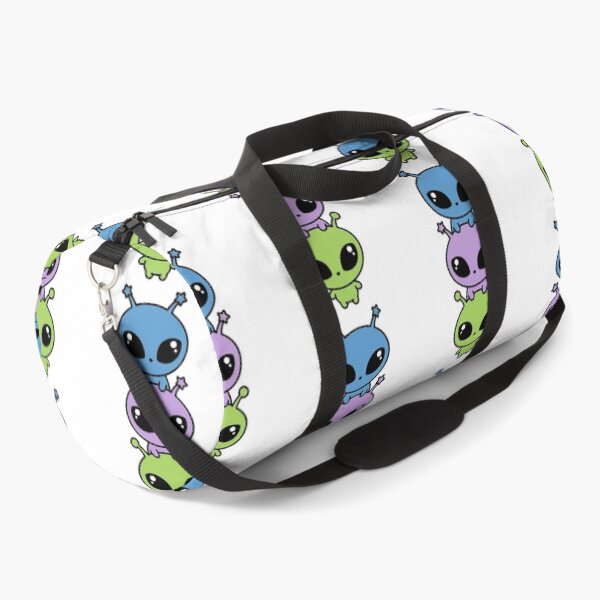 Item preview, Stacked Aliens – Blue, Lavender & Green Space Trio designed and sold by AliveStyle.