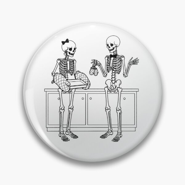 Item preview, Skeleton Couple Dinner Decisions designed and sold by Qenlo.