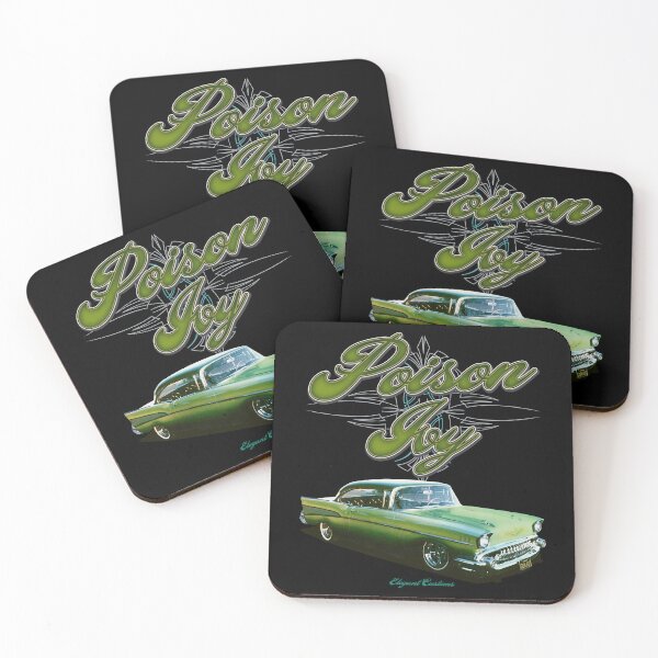 Item preview, 1957 Bel Air Poison Ivy with text - Lowrider, Kustom, Hot Rod, Muscle Car designed and sold by Elegant Customs.