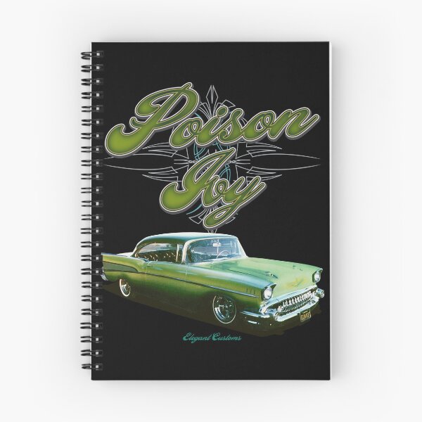Item preview, 1957 Bel Air Poison Ivy with text - Lowrider, Kustom, Hot Rod, Muscle Car designed and sold by Elegant Customs.