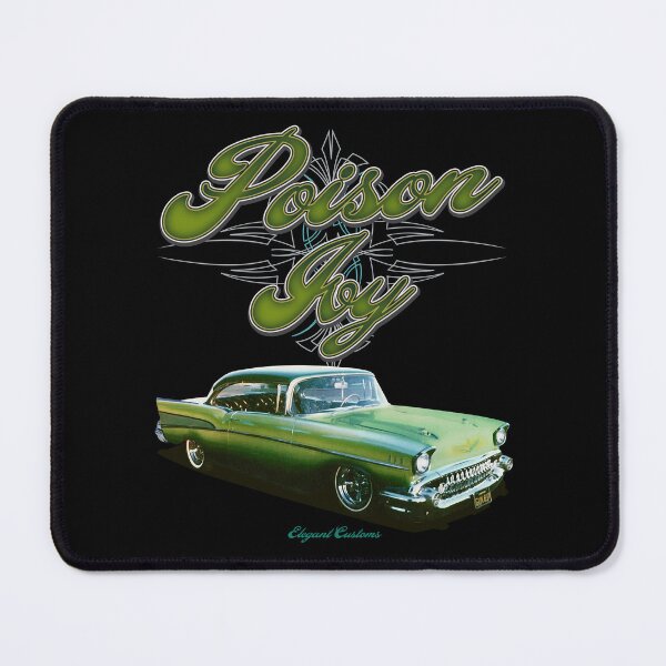Item preview, 1957 Bel Air Poison Ivy with text - Lowrider, Kustom, Hot Rod, Muscle Car designed and sold by Elegant Customs.