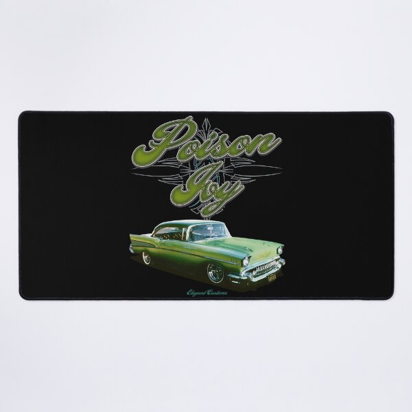 Item preview, 1957 Bel Air Poison Ivy with text - Lowrider, Kustom, Hot Rod, Muscle Car designed and sold by Elegant Customs.