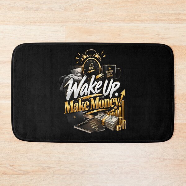 Item preview, Copy of Wake Up Make Money  Hustle Motivation Entrepreneur Mindset designed and sold by v6ziix.