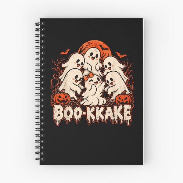 Item preview, Boo-Kkake Cute Ghosts Group Halloween Party Spooky Funny Ghost Apparel designed and sold by slmfams.