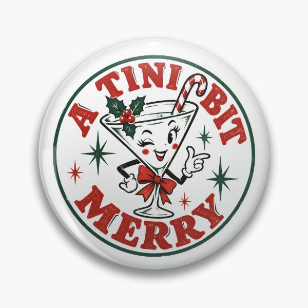 Item preview, Vintage Retro Christmas Martini designed and sold by Inspired Life Creative.