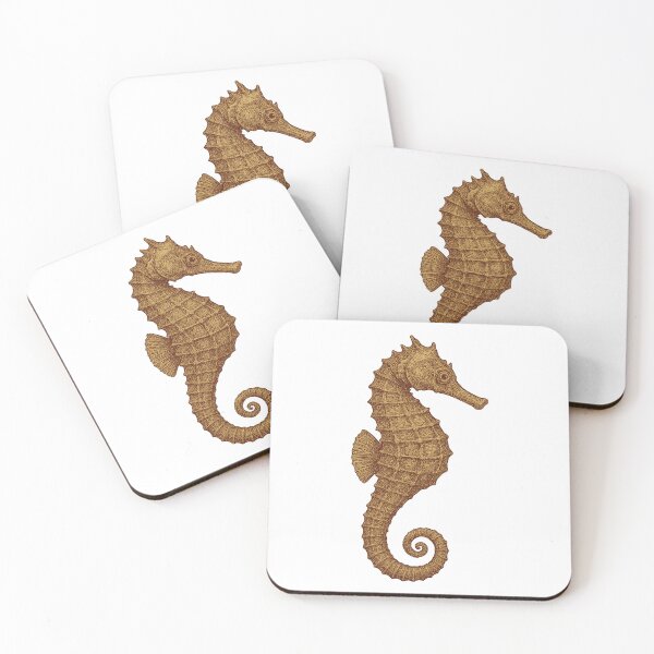 Item preview, Seahorse Illustration – Ocean Marine Life Art designed and sold by xndrlab.