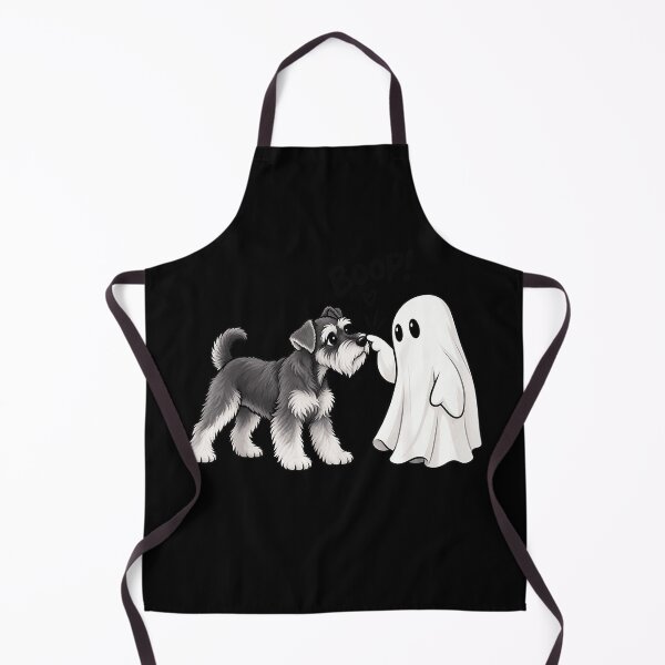 Item preview, Boop Schnauzer Dog Nose Touch With Cute Ghost Halloween Pet Humor Apparel designed and sold by slmfams.