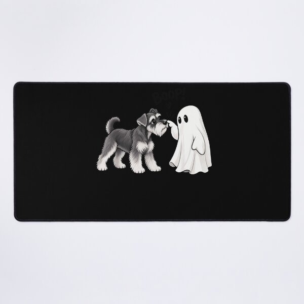 Item preview, Boop Schnauzer Dog Nose Touch With Cute Ghost Halloween Pet Humor Apparel designed and sold by slmfams.
