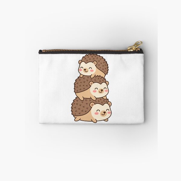 Item preview, Stacked Hedgehogs – Smiling Woodland Trio in Warm Brown designed and sold by AliveStyle.