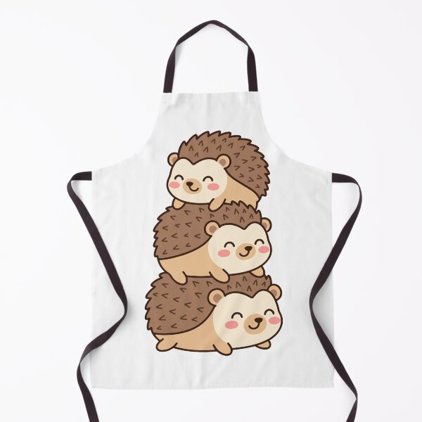 Item preview, Stacked Hedgehogs – Smiling Woodland Trio in Warm Brown designed and sold by AliveStyle.