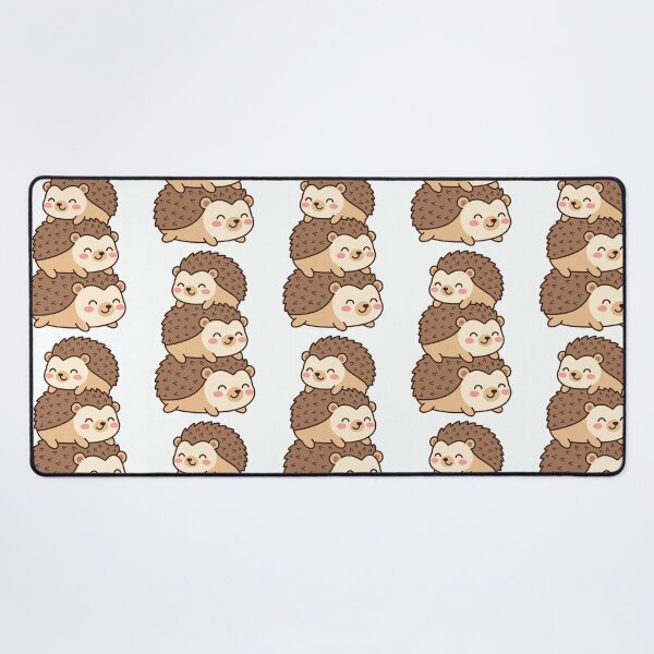 Item preview, Stacked Hedgehogs – Smiling Woodland Trio in Warm Brown designed and sold by AliveStyle.