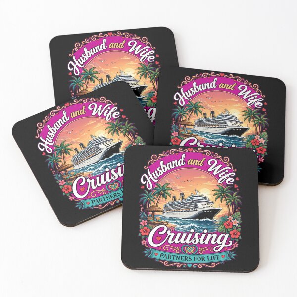 Item preview, Husband & Wife Cruising Couple Cruise Shirt | Nautical Travel Style | Married Couples Vacation Gift designed and sold by Teetreasure2.