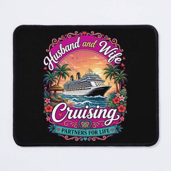 Item preview, Husband & Wife Cruising Couple Cruise Shirt | Nautical Travel Style | Married Couples Vacation Gift designed and sold by Teetreasure2.